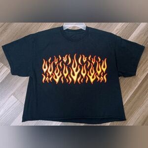 🔆𝟲/$𝟮𝟬 𝗕𝗹𝗮𝗰𝗸 𝗖𝗿𝗼𝗽𝗽𝗲𝗱 𝗧-𝗦𝗵𝗶𝗿𝘁 𝗙𝗹𝗮𝗺𝗲 𝗗𝗲𝘀𝗶𝗴𝗻